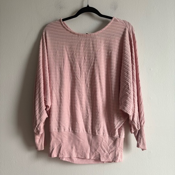 Anthropologie Saturday Sunday Sz XS Shawna Hacci Light Pink Soft Sweater - Picture 2 of 10